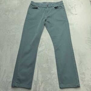 DL1961 Pants Mens 32x34 Teal Russell Slim Straight Sustainable Premium Denim